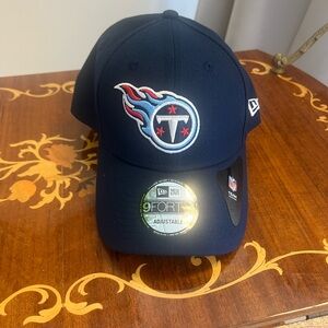 NWT Tennessee Titans Navy Blue Adjustable Back New Era Hat